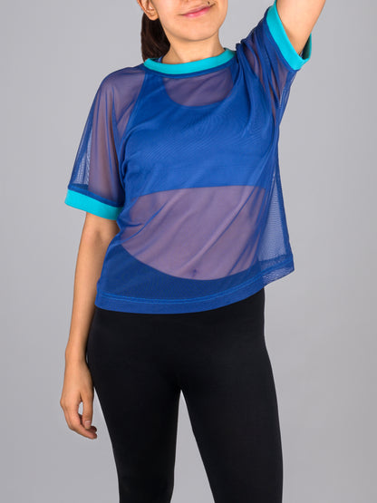 Camiseta deportiva azul