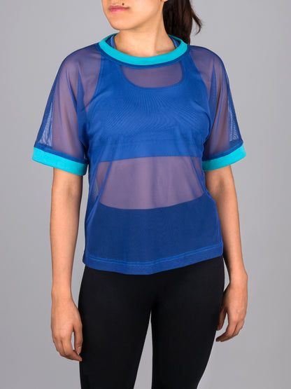 Camiseta deportiva azul